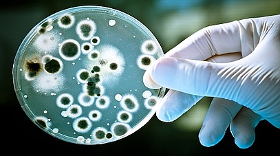 Petrischale mit Bakterien | Hochschule Albstadt-Sigmaringen