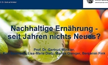 Essen for Future - Rezeptbuch | Hochschule im Gespräch | Lebensmittel, Ernährung, Hygiene