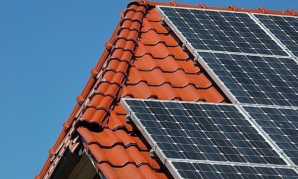 Bild eines Solardachs