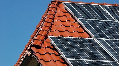 Bild eines Solardachs