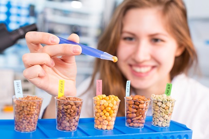 Darstellung des Labors des Studiengangs Lebensmittel, Ernährung, Hygiene. 