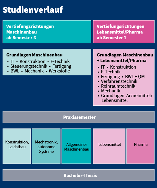 Studienverlauf Maschinenbau