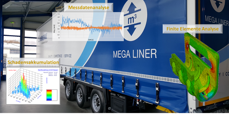 Simulation der Betriebsfestigkeit am Beispiel eines Megaliners des LKW-Herstellers Krone