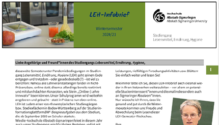 LEH-Infobrief Nr.13 WS20/21 LEH-Infobrief Nr.13 WS20/21