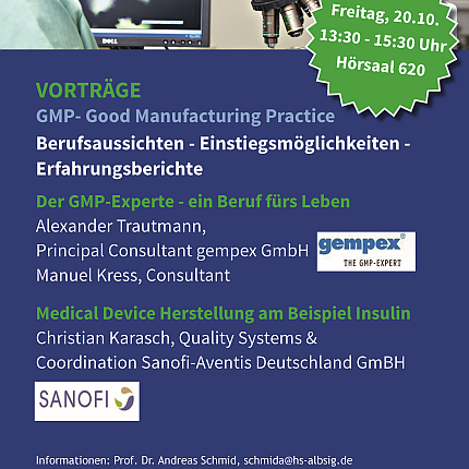 Vorträge | Pharmatechnik Vorträge | Pharmatechnik