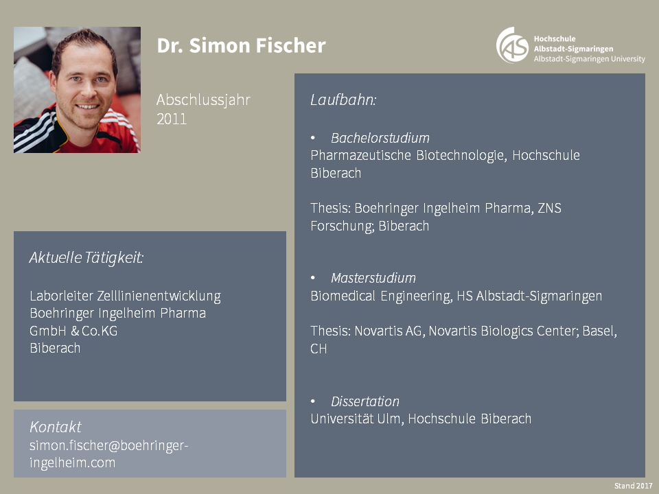 Simon Fischer | Biomedical Sciences