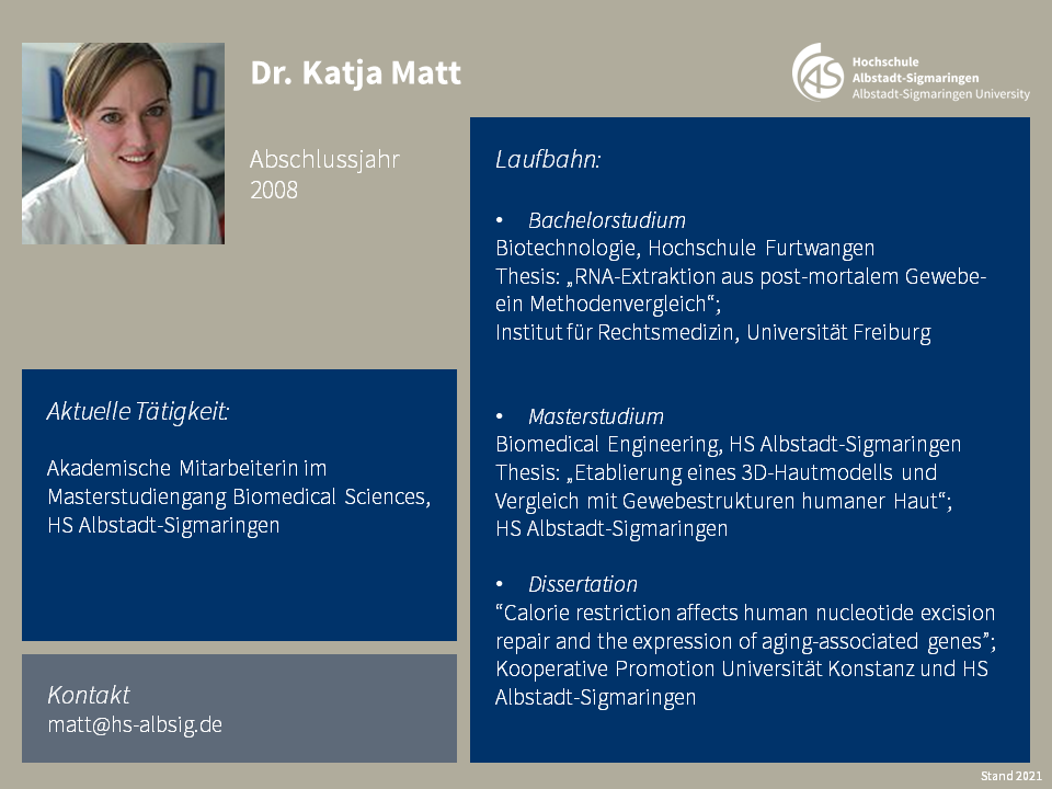 Katja Matt | Biomedical Sciences